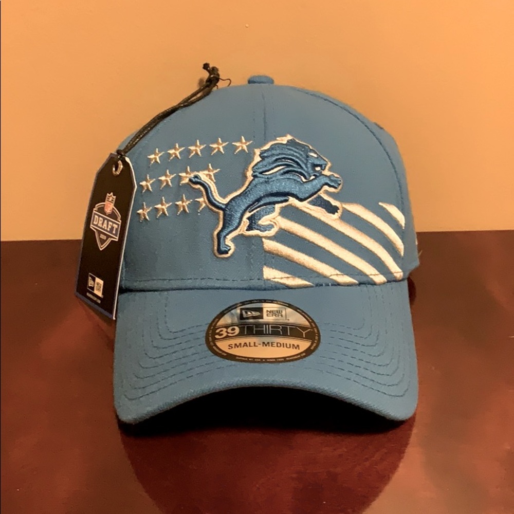 Detroit Lions New Era 39Thirty Fitted S/M Hat Cap